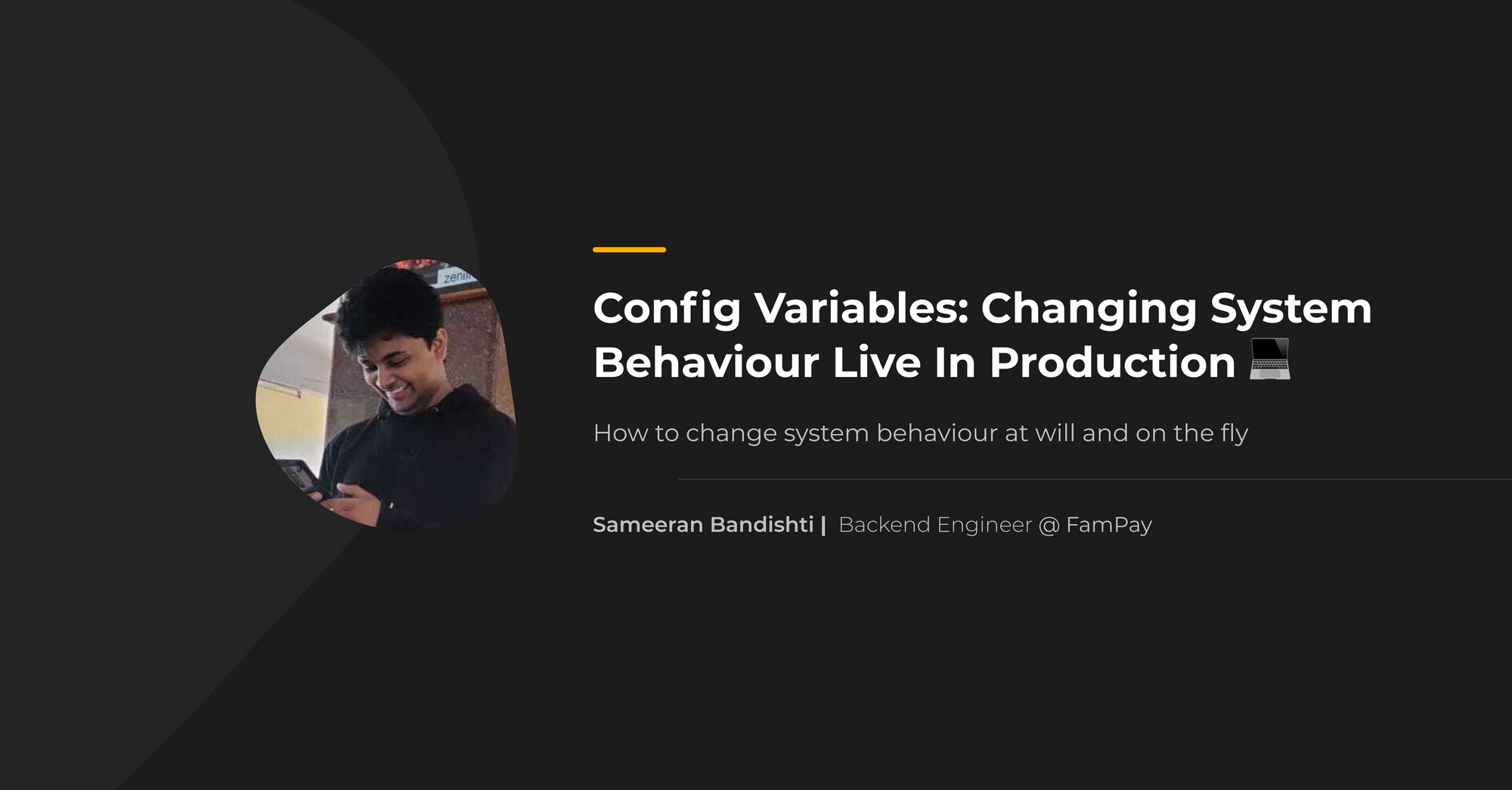 Config Variables: Changing System Behaviour Live In Production 👨💻